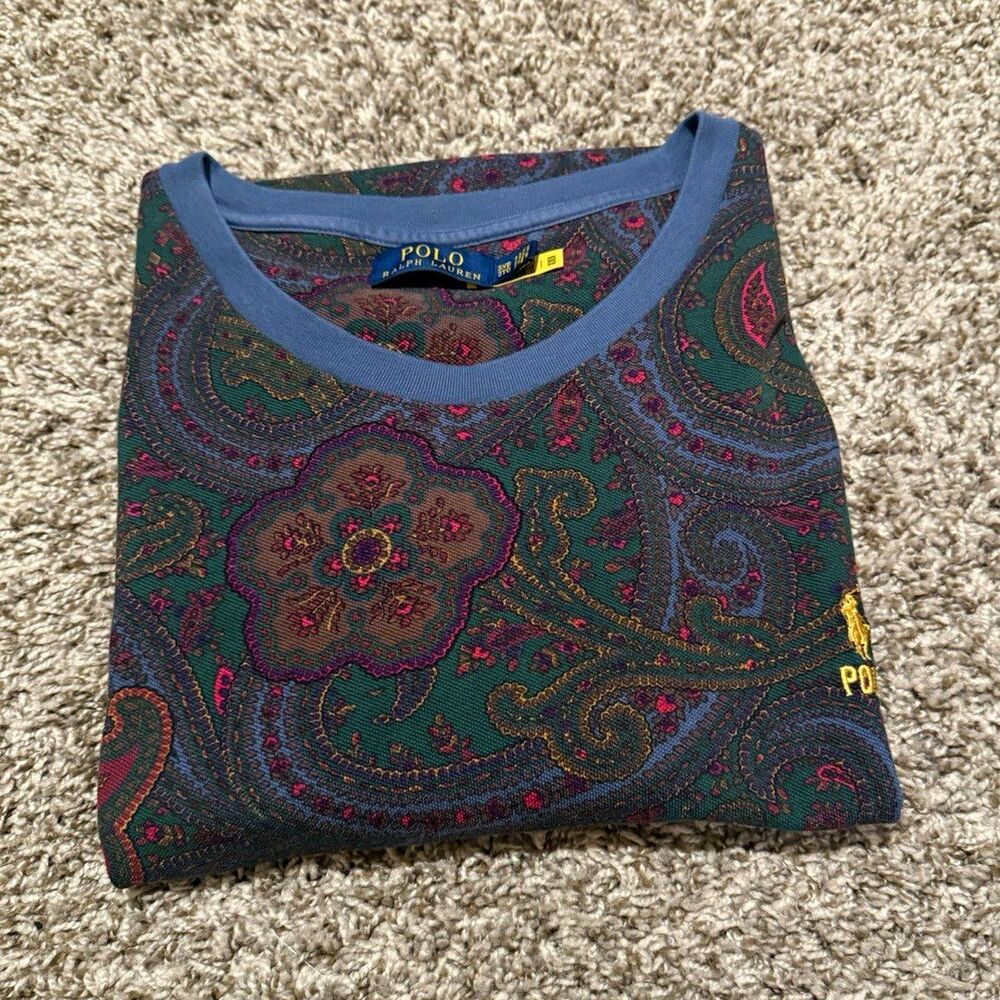 Polo Ralph Lauren Men’s Big & Tall Big 3X Paisley Shirt Rare